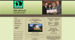 Desktop Screenshot of mslrealty.com