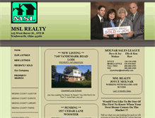 Tablet Screenshot of mslrealty.com